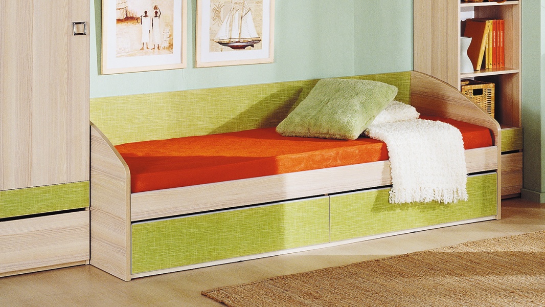  Кровать с двумя ящиками "Киви"