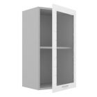 Шкаф 400 стекло с распашной дверью