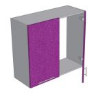 Шкаф 800 с двумя распашными дверьми