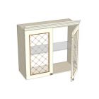 Шкаф 800 с двумя стеклодверьми