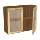 Шкаф 900 низкий стекло