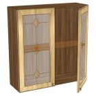 Шкаф 900 высокий стекло