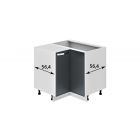 Шкаф нижний угловой с углом 90° 