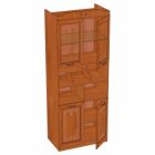 Стеллаж комбинированный со стеклом "Аврора" 