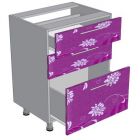 Стол 600 с тремя ящиками