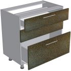 Стол 800 с тремя ящиками