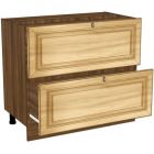 Стол 900 с двумя ящиками