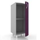 Стол окончание с гнутым фасадом